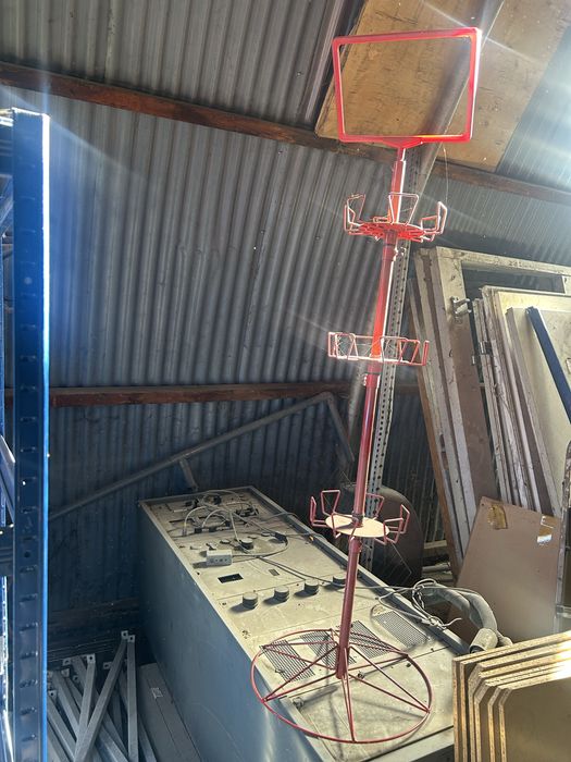 Стелаж малък за магазин  3 нива въртящ се