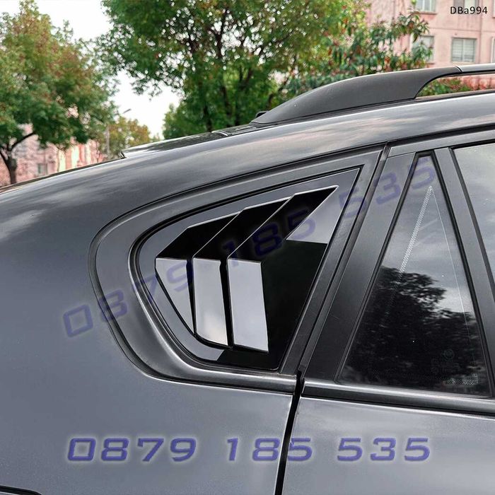 Черни решетки лувъри капаци задни странични прозорци BMW X6 E71 бмв х6