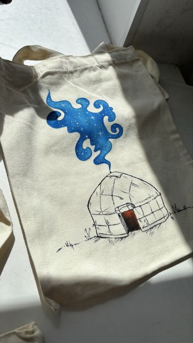 Шопперы с ручной росписью