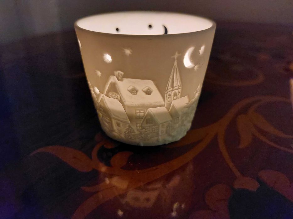 3 suporturi lumanare Starlight Craciun