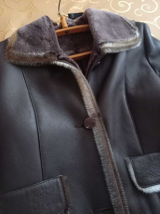 Дубленка женская длинная