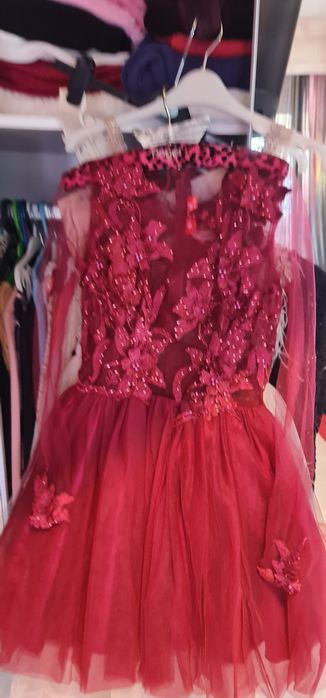 Rochie roșie athmosfer nr 36 purtata odată.