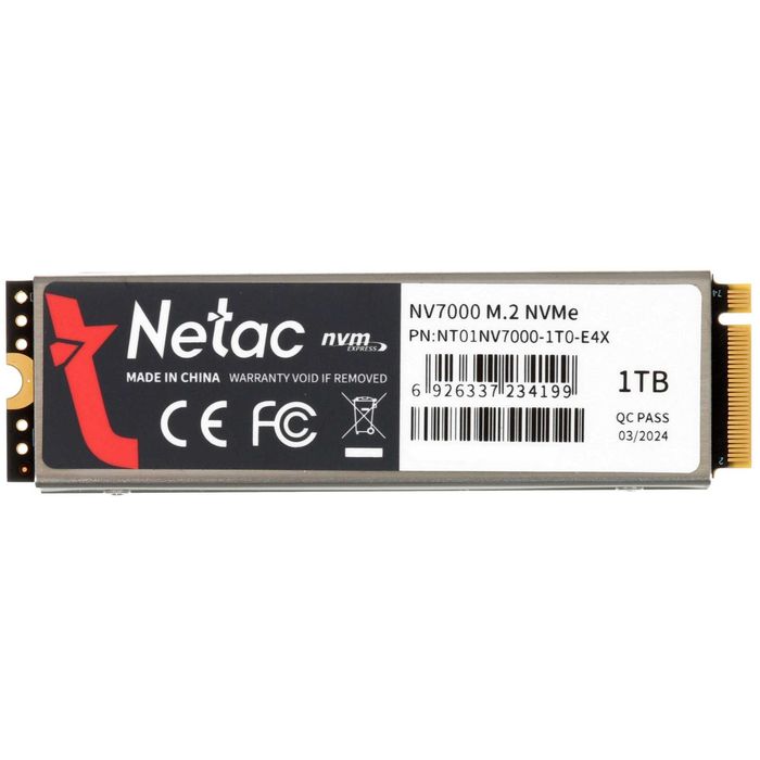 - Твердотельный накопитель SSD M.2 1TB Netac N930E / NV2000 NVMe PCIe