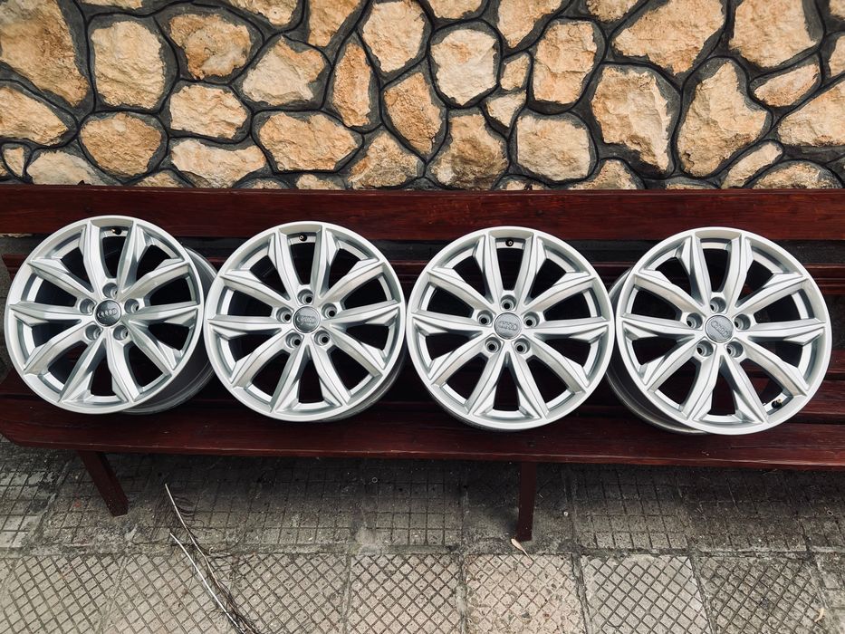 КАТО НОВИ!!! Джанти 17 5х112 Ауди Оригинални Djanti 17 5x112 Audi