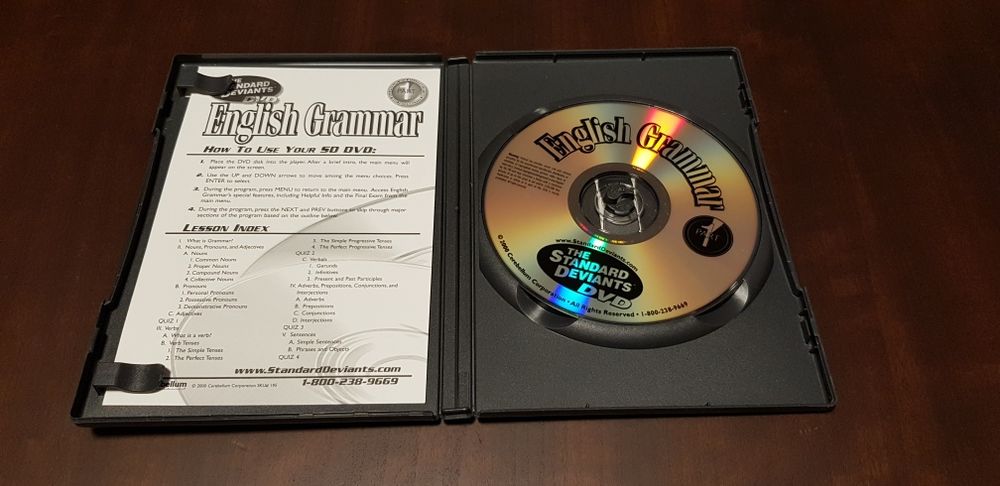 Dvd pentru invatarea gramaticii limbii engleze