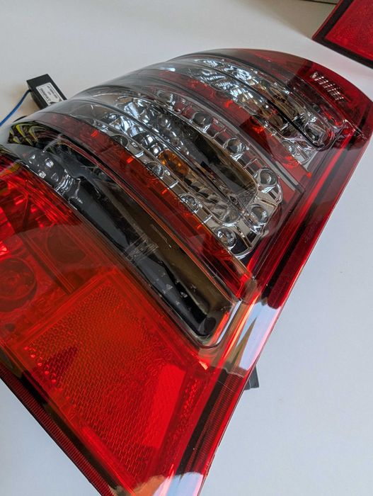 Стопове Мерцеде Ц класа ЛЕД Комби W203 Mercedes 203 Тъмни Опушени