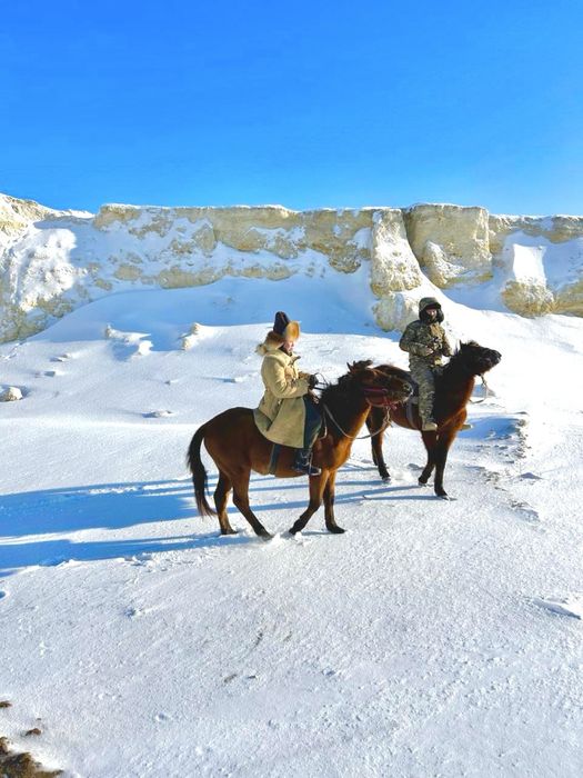 Тулуп и шапка меховая