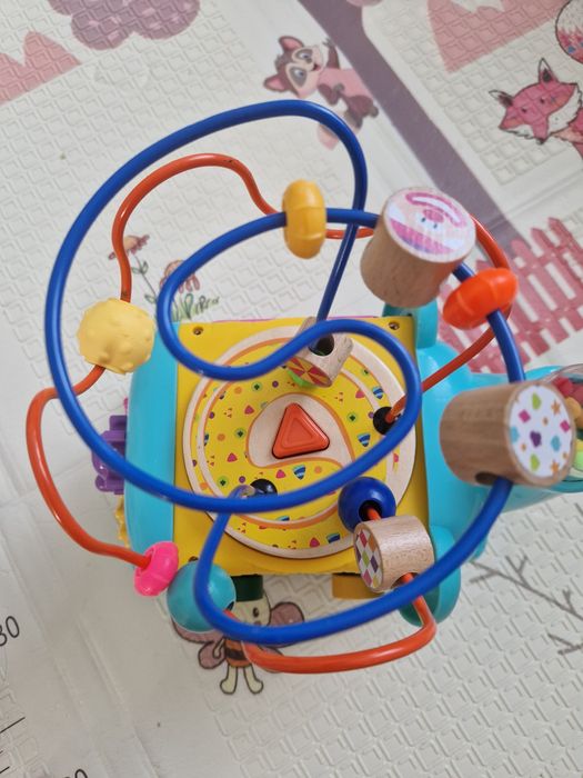 Бебешки дидактически активен куб Niny - Слонче