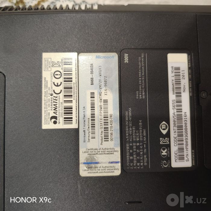 Noutbuk Samsung koreyskiy original