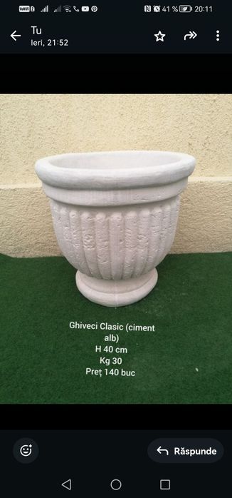 Diverse decorațiuni din beton