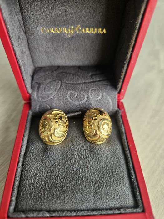Серьги золотые Carrera Carrera