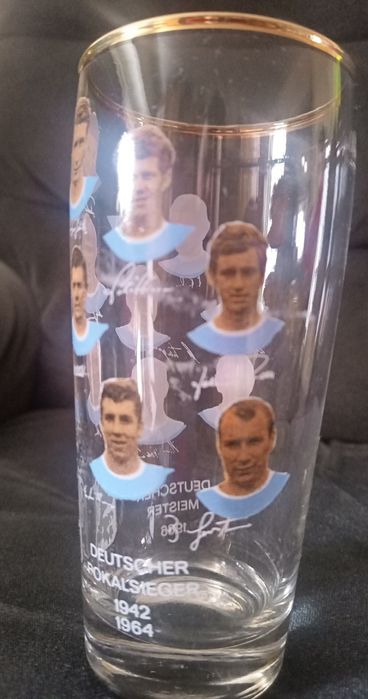 Pahar de colecție fotbal 1960 Munchen 250 mm