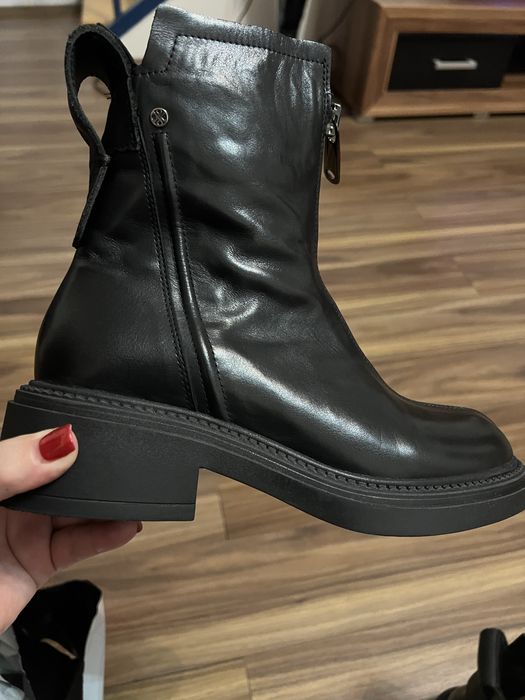 Ghete Grixx piele naturala 39