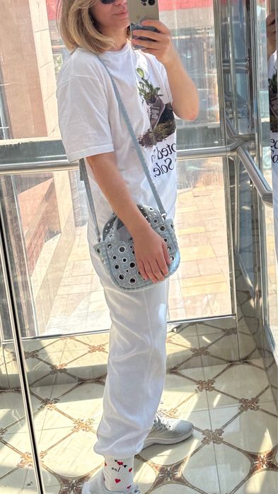 Летние брюки  белое трико