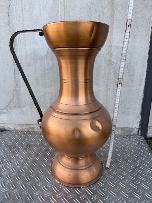 Голяма медна кана – винтидж, масивна