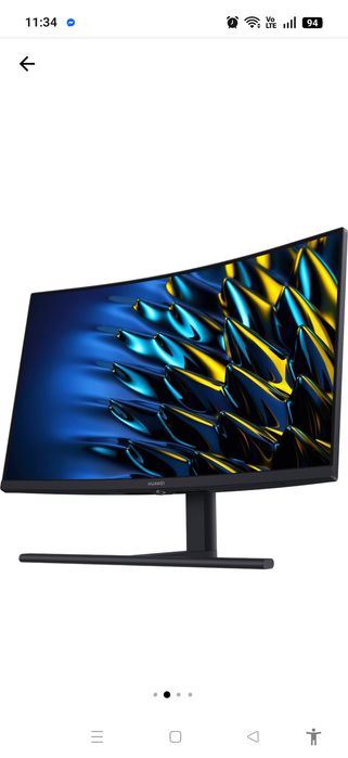 Monitor LED curbat 27"