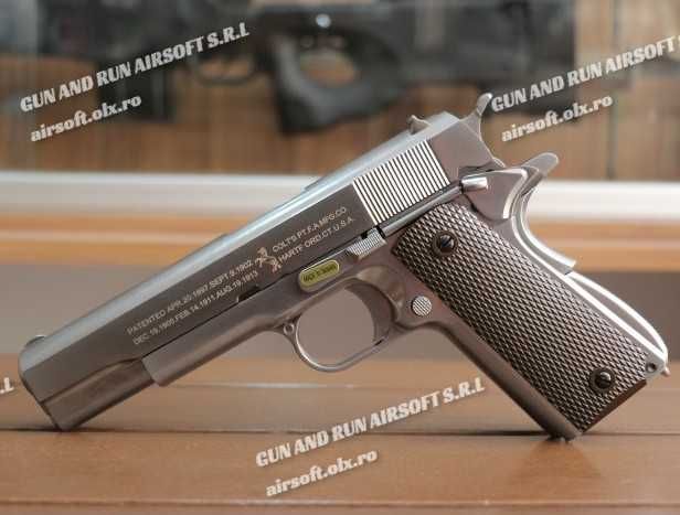 Pistol Modificat [COMPLET METALIC] - Automat Co2 ~ 5J!! Gaz si Munitie