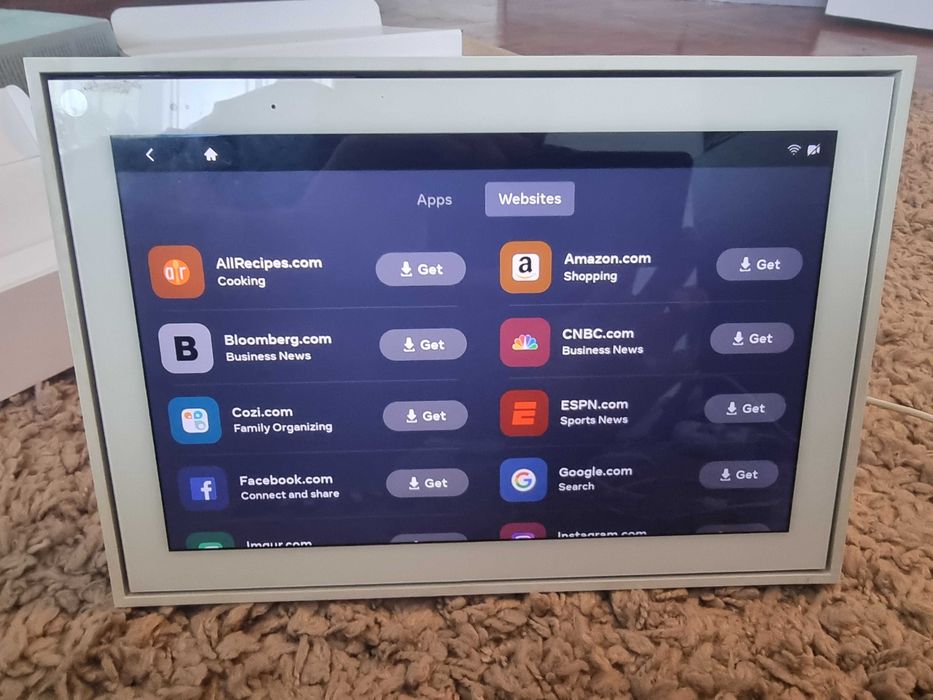 Tableta rama foto boxa Portal by Meta, 10 inci, priza europa