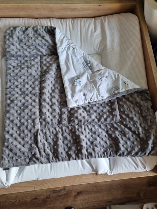 BUBABA Одеяло и чувалче 2в1 GREY