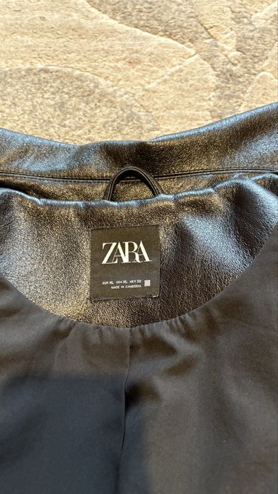 куртка кожаная ZARA