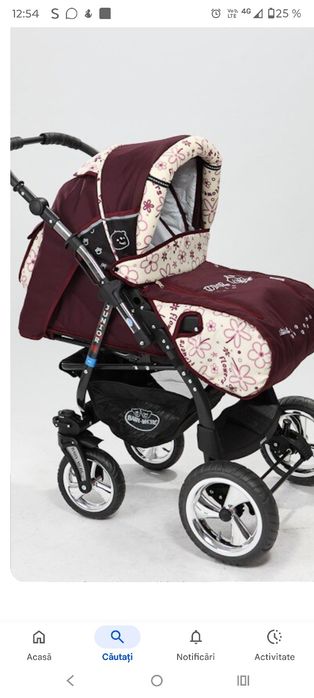 Căruț baby merc cu scoica