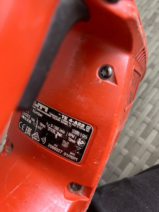 Rotopercutor hilti TE 4-A22