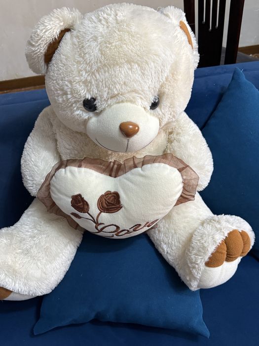 Мишка белая love