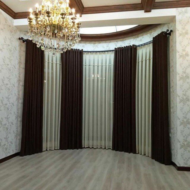 Пошив шторы на заказ , тюль партер , защитник есть в наличии .