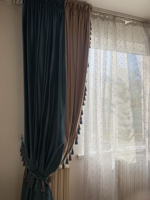 Шторы и тюль комплект