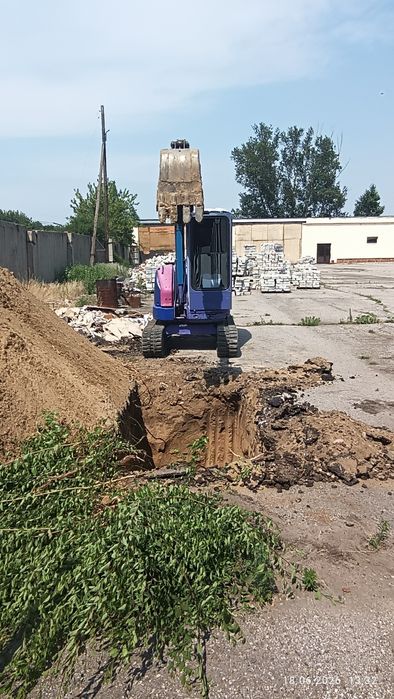 Мини экскаватор Водопровод под ключ