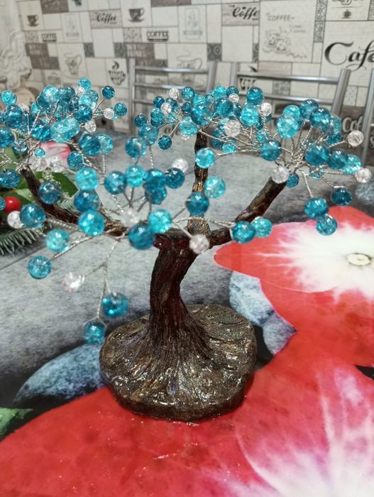 Деревья из бусин