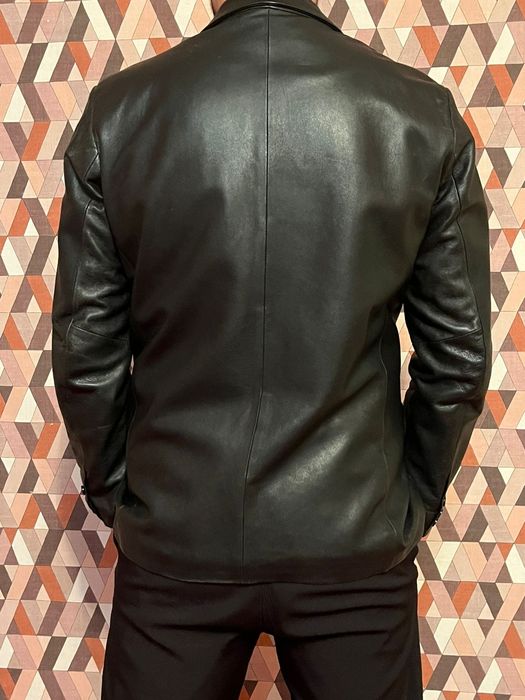 Кожаный пиджак. Кожа оригинал.
