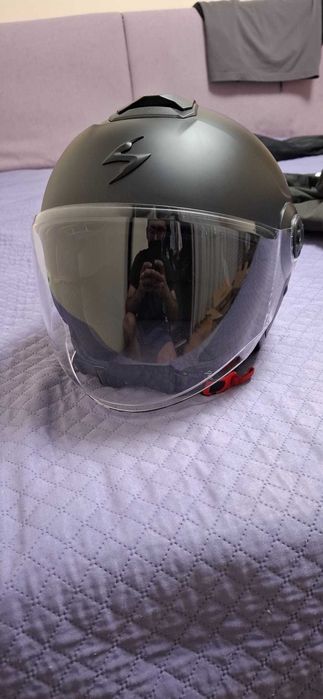 Cască moto Open Face HJC - i40 (L & XL) & Scorpion EXO- CITY SOLID II (XL)