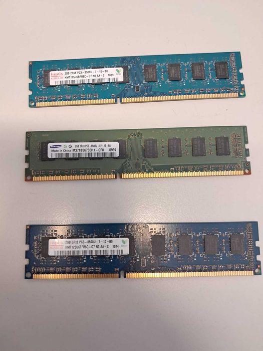 Rami 3x2 GB DDR 3