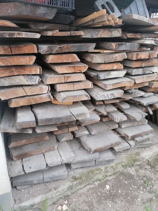 Scândură stejar, gorun, uscata natural, de 9 ani.