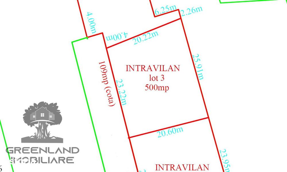 Teren 500mp , intravilan Valea Ursului, in apropiere de Mega Image