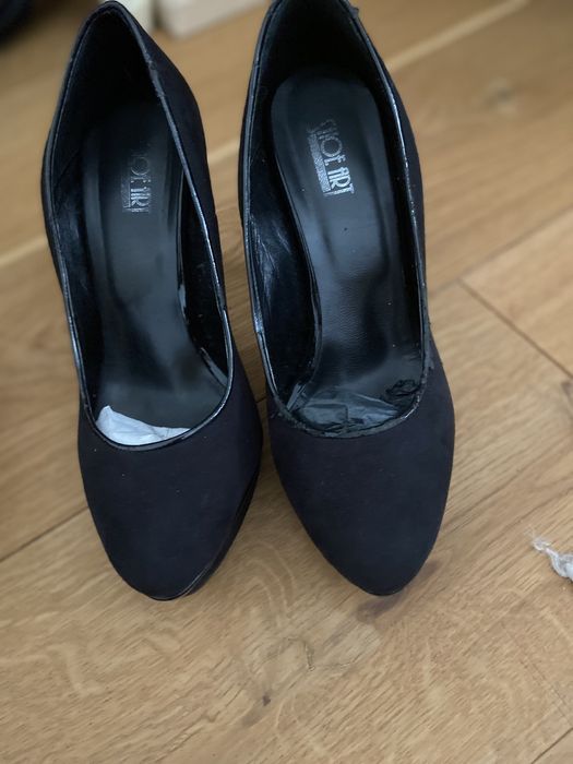 Pantofi nunta negri eleganti