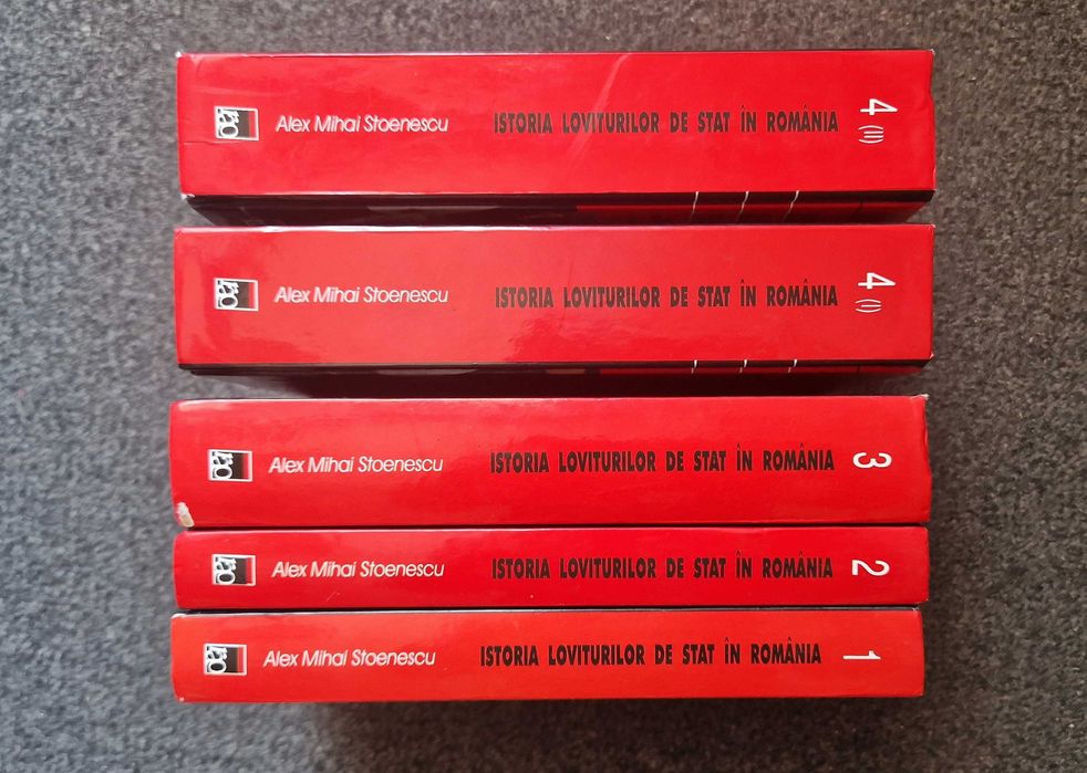 ISTORIA LOVITURILOR de STAT in ROMANIA Alex Stoenescu 5 vol complet