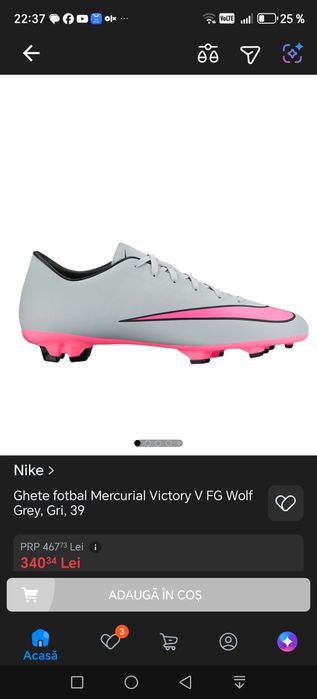 Nike Mercurial Victor V FG nr 38 / 24 cm
