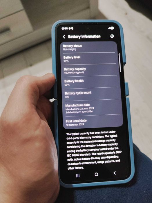 Galaxy Z Flip6 Mint, 256 GB, Excelent (Garantie 1 an)