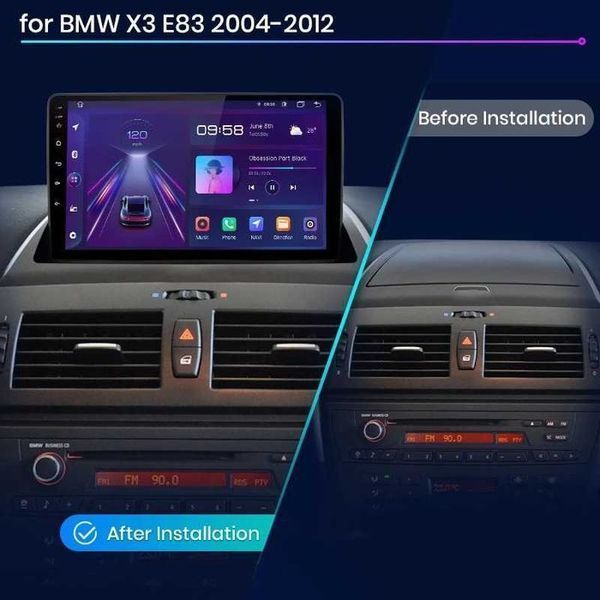 BMW X3 E83 2003 - 2011 Мултимедия Навигация Android