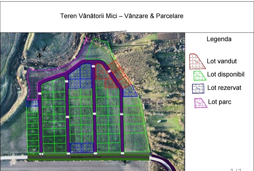 Micul tău paradis privat, 577 mp, aproape de București, pentru grădină și reședință