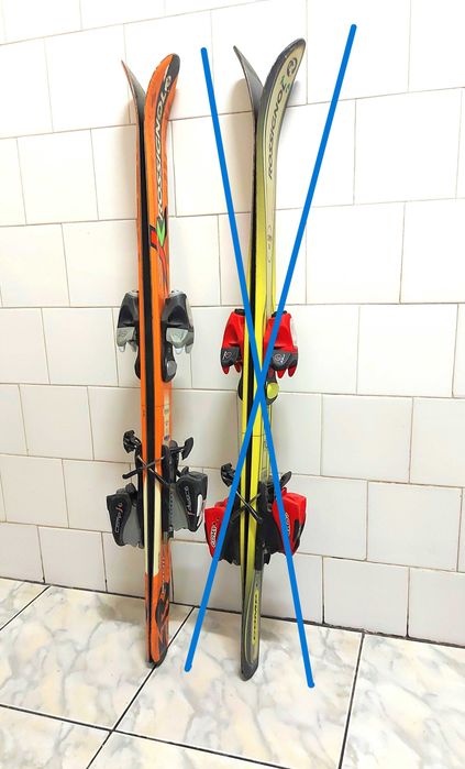 Schiuri skiuri Rossignol copii lungimea 100 cm