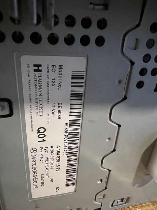 Мултимедия за ML W164