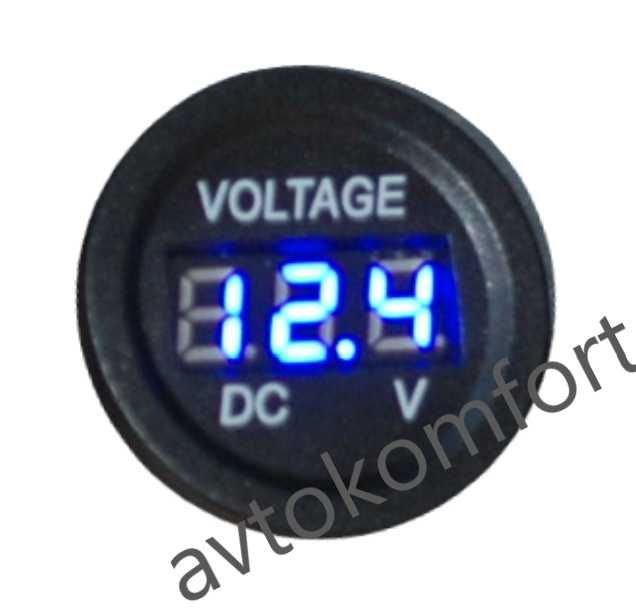 Волтметър  Букса За Запалка И Зарядно За Телефон И Таблет С USB Изходи