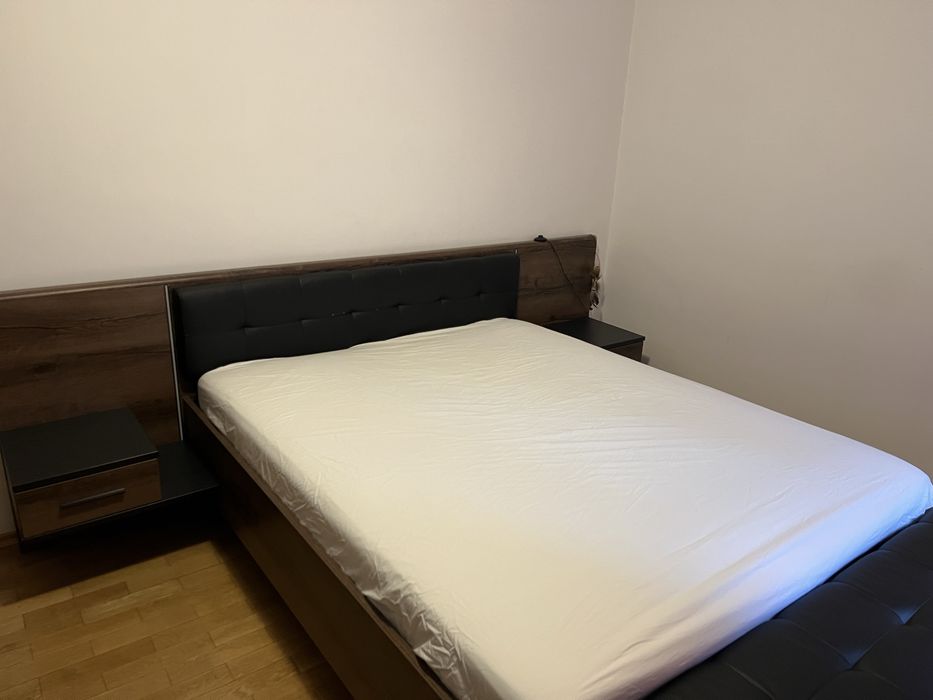 Спалня комплект Aiko с LED осветление + пейка + скрин