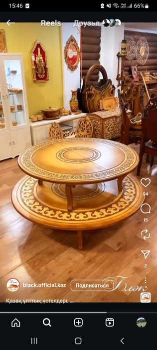 Казакша стол из дуба