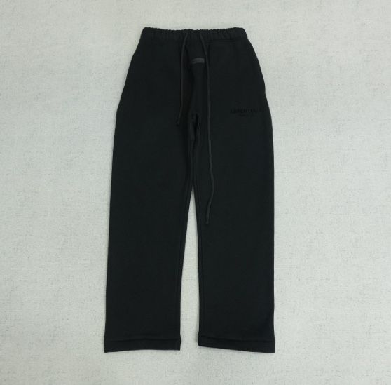 essentials fear of god flared pants black