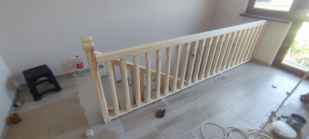 Дървен парапет по размер