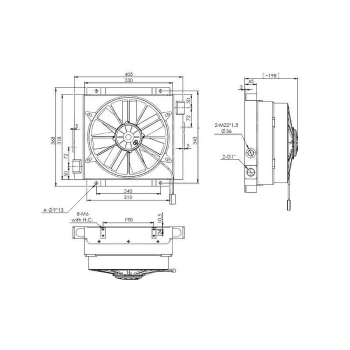 Охладител на хидравлично масло